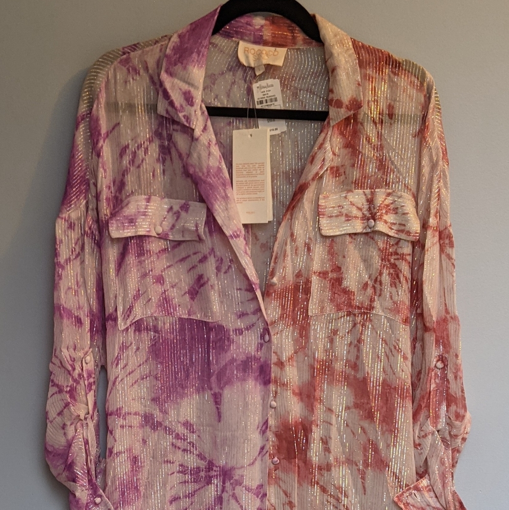 Rococo Sand Tie-Dye Shirt Dress